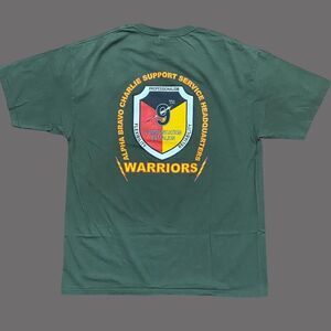 Anvil Vintage Communication Battalion Army Military Green Men's Size 2XL